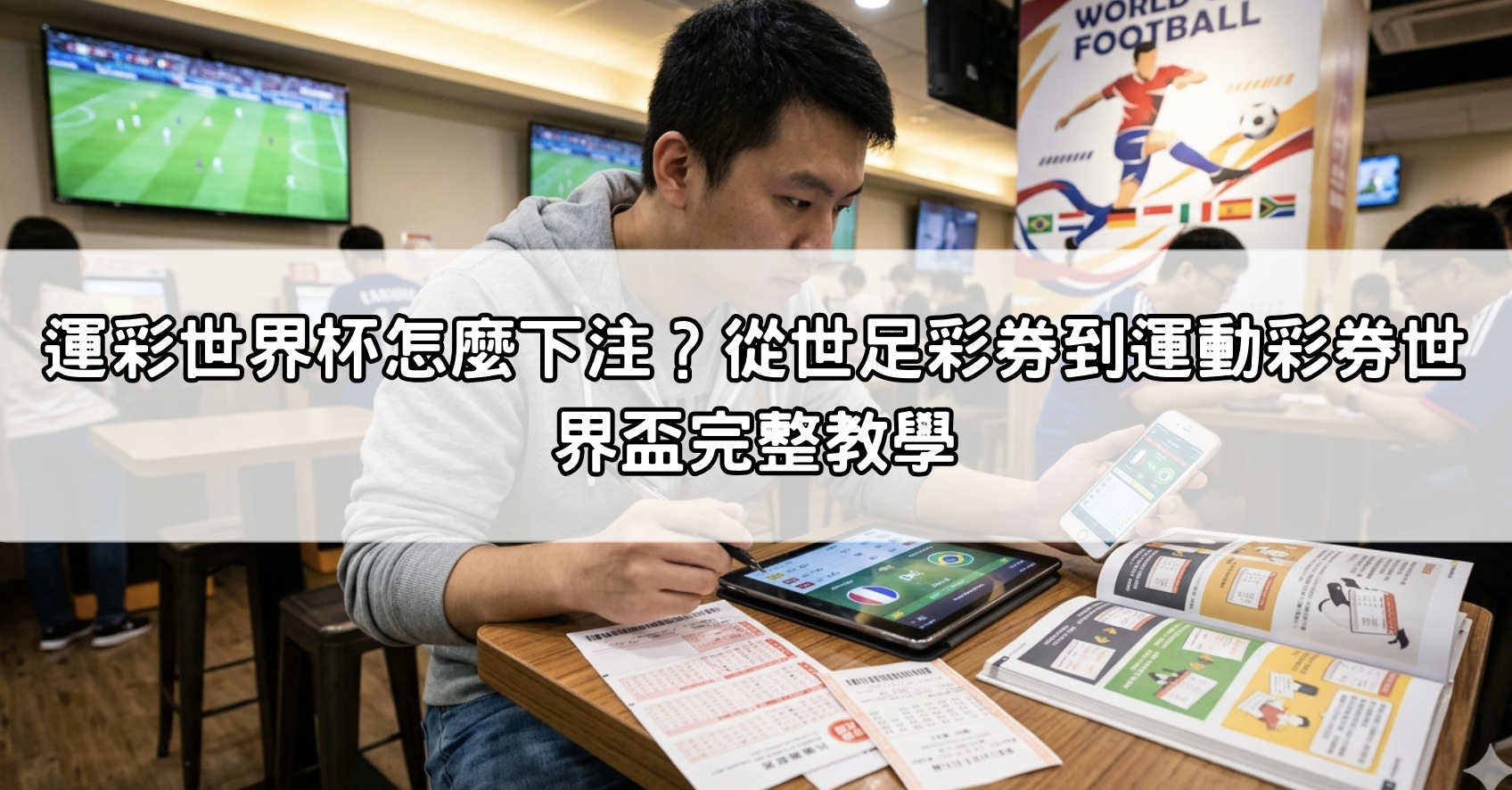 運彩世界杯怎麼下注？從世足彩券到運動彩券世界盃完整教學