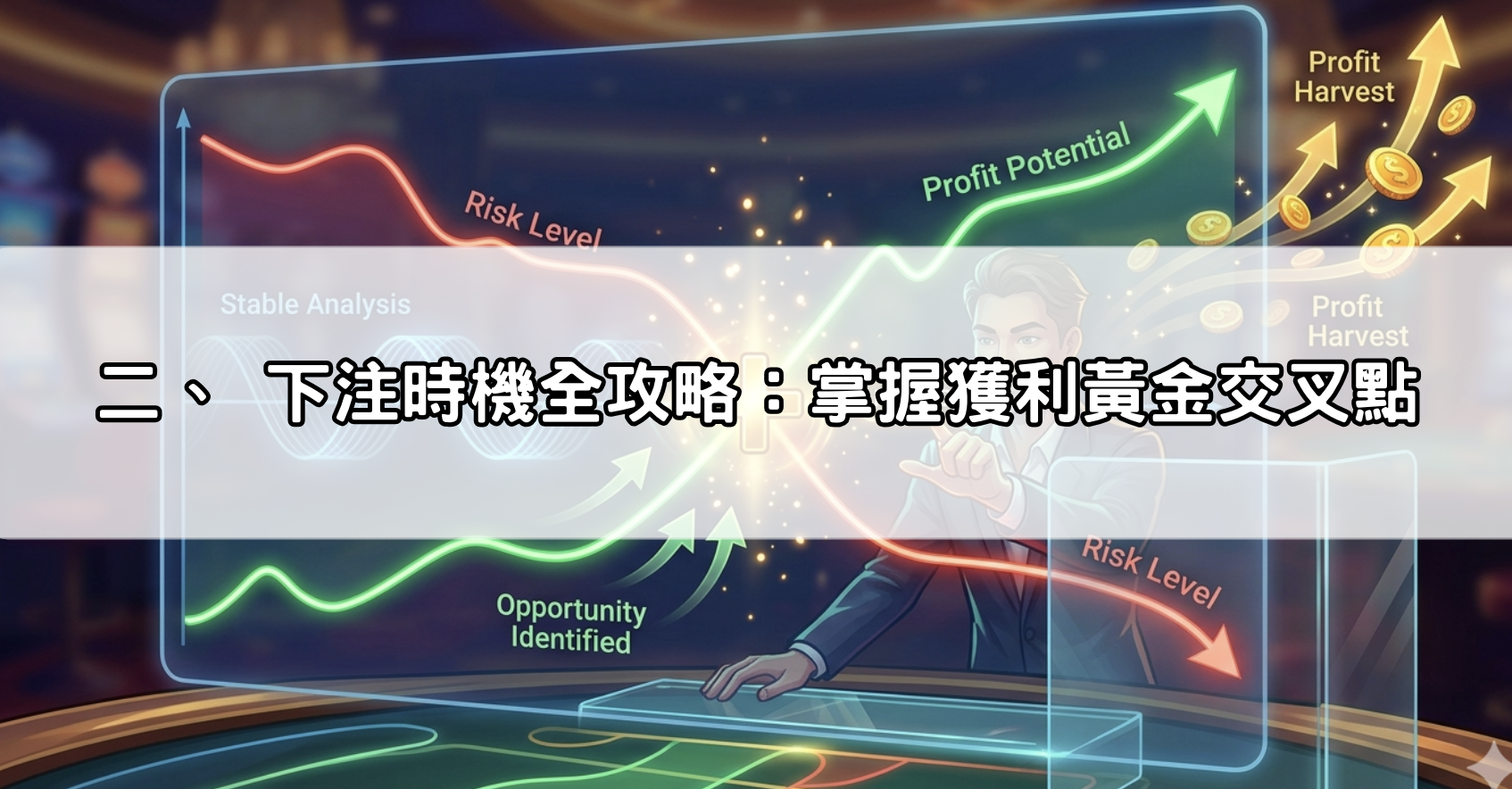 二、 下注時機全攻略：掌握獲利黃金交叉點